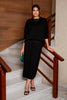 Stitched Black Sweater Co-ord