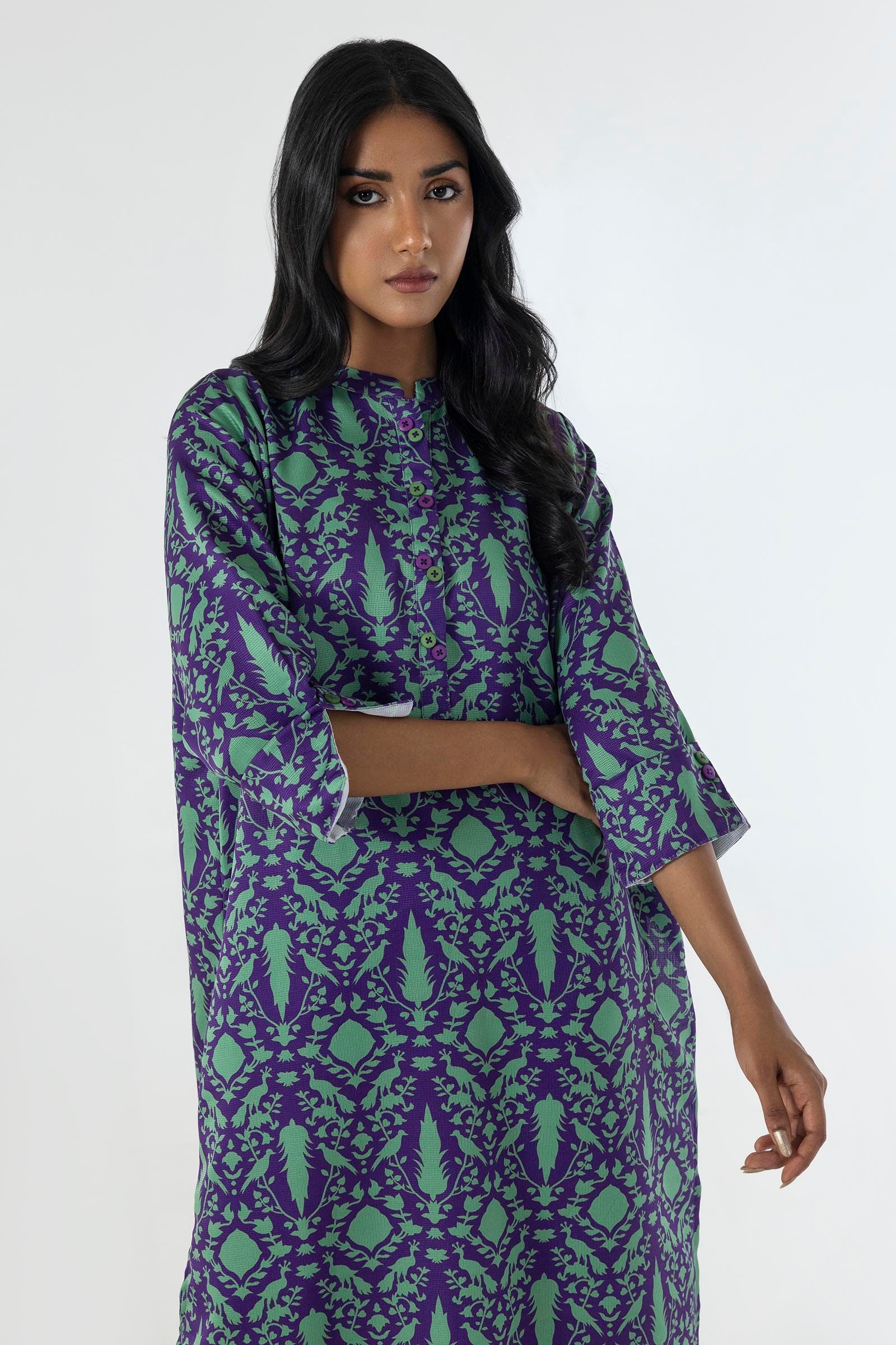 Stitched Basic Printed Shirt Secondary image