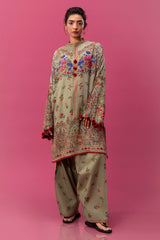 Unstitched Mahay Linen 2 Piece Suit