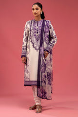 Unstitched Lawn 3 Piece Suit