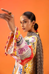 Unstitched Lawn 2 Piece Suit