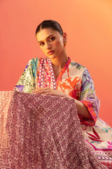 Unstitched Lawn 2 Piece Suit