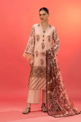 Unstitched Lawn 3 Piece Suit
