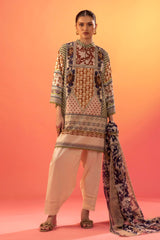 Unstitched Lawn 3 Piece Suit