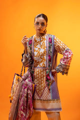 Unstitched Lawn 3 Piece Suit
