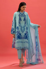 Unstitched Lawn 3 Piece Suit