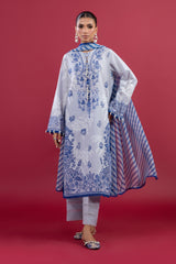 Unstitched 3 Piece Lawn Suit