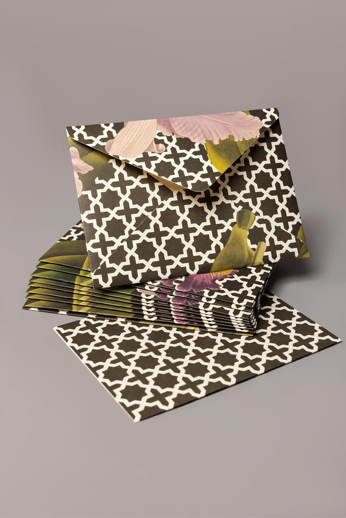 Inky Bloom Greeting Card