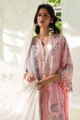 Unstitched Lawn 3 Piece Suit