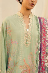 Unstitched Lawn 3 Piece Suit