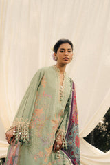 Unstitched Lawn 3 Piece Suit