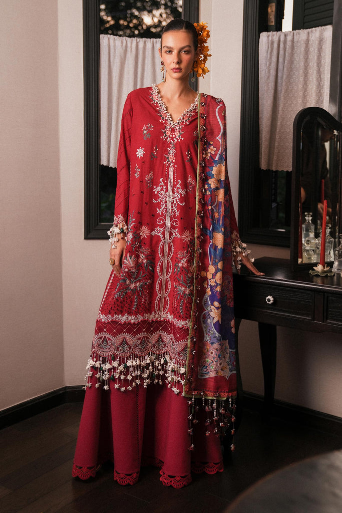 Unstitched Lawn 3 Piece Suit