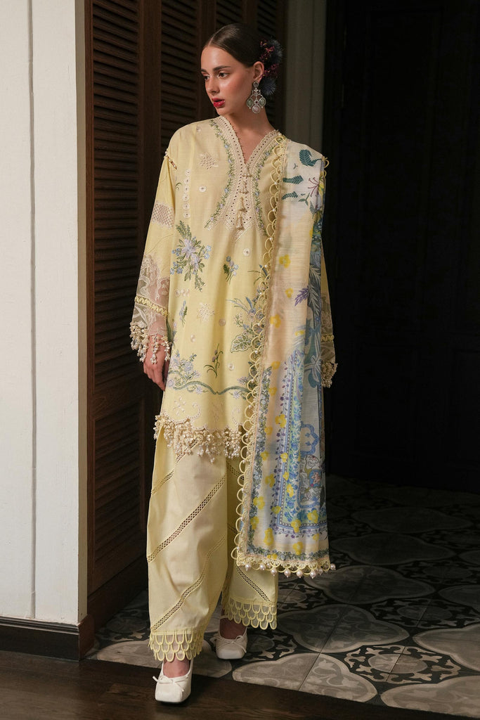 Unstitched Lawn 3 Piece Suit