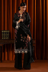 Unstitched Winter Slub 3 Piece Suit
