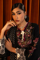 Unstitched Winter Slub 3 Piece Suit