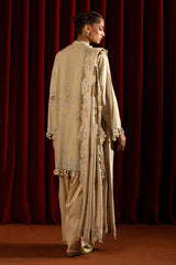 Unstitched Winter Slub 3 Piece Suit