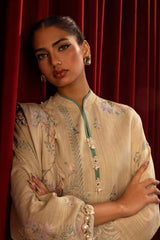 Unstitched Winter Slub 3 Piece Suit