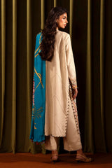 Unstitched Winter Slub 3 Piece Suit