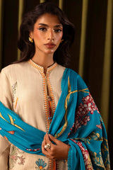 Unstitched Winter Slub 3 Piece Suit