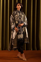Unstitched Winter Linen 3 Piece Suit