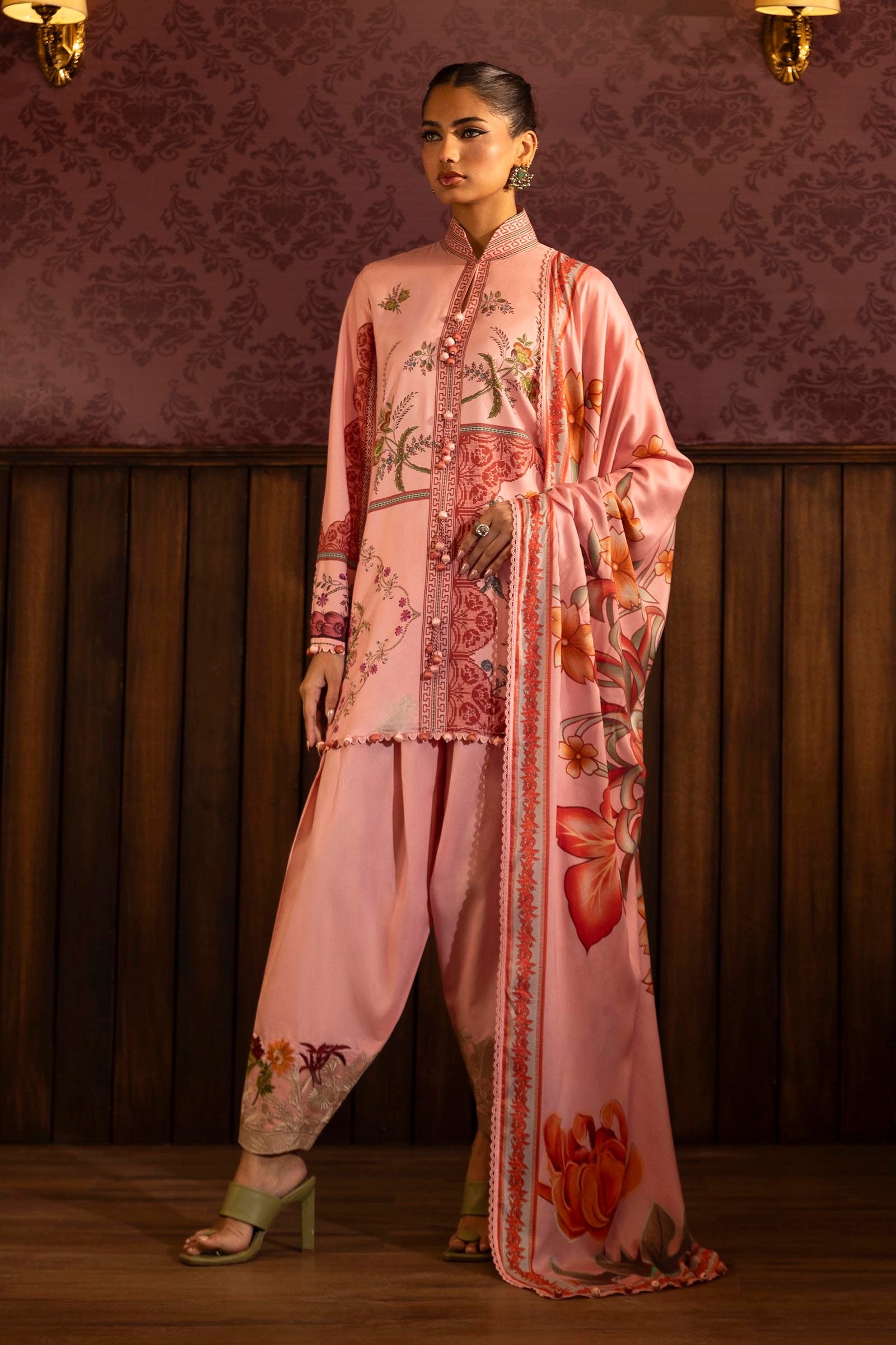 Unstitched Winter Linen 3 Piece Suit Main image