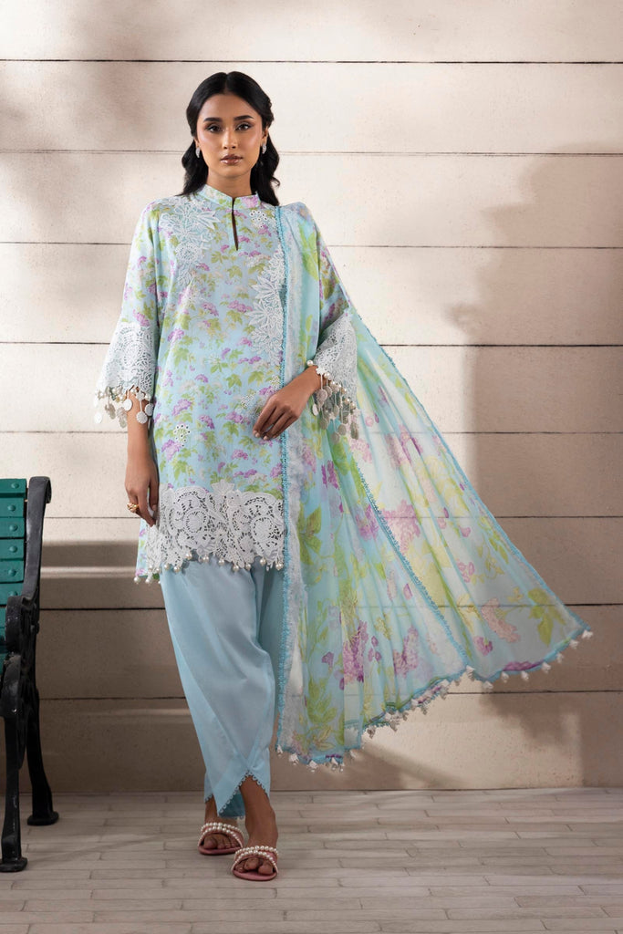 Unstitched 3 Piece Lawn Suit