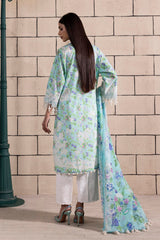 Unstitched 3 Piece Lawn Suit