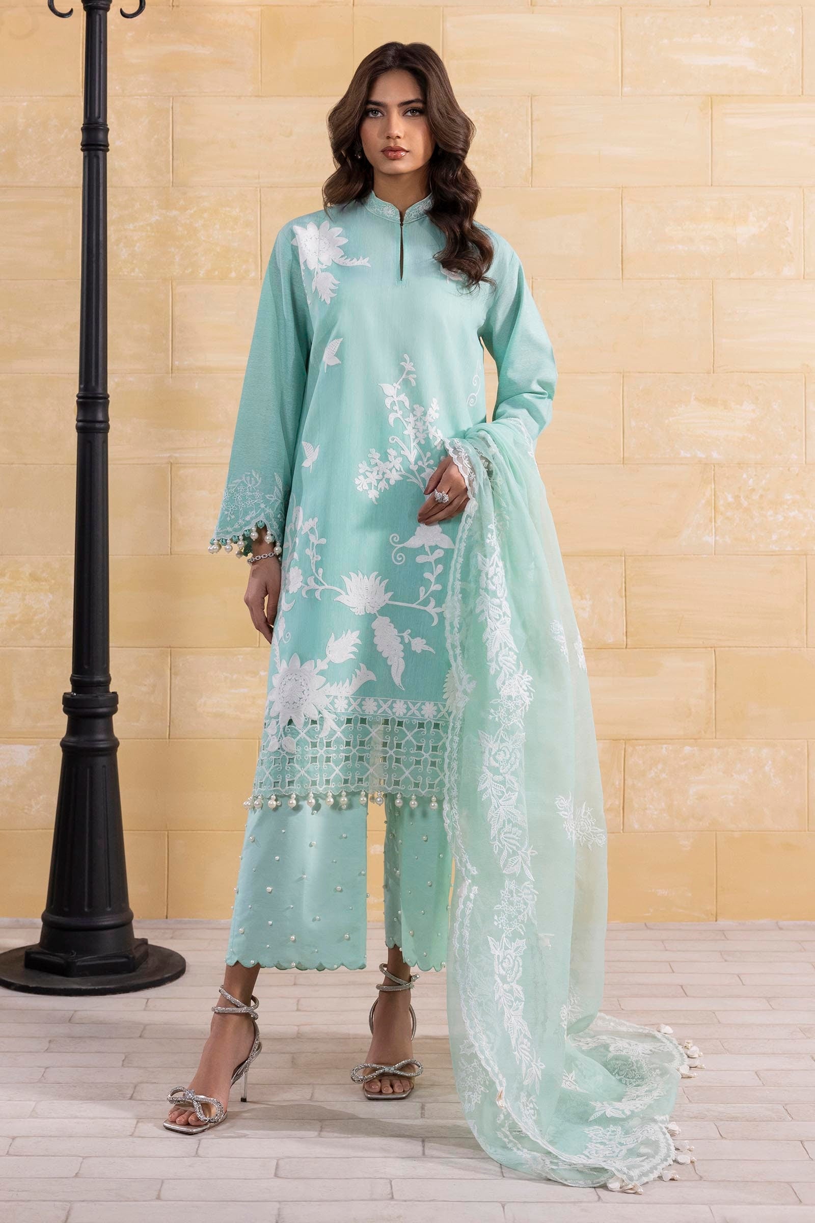 Unstitched 3 Piece Lawn Suit