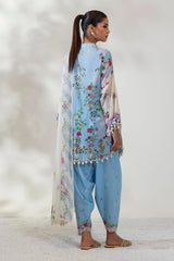 Unstitched Lawn 3 Piece Suit