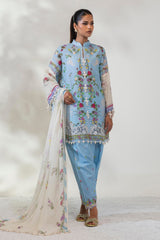 Unstitched Lawn 3 Piece Suit