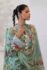 Unstitched Lawn 3 Piece Suit