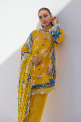 Unstitched Lawn 3 Piece Suit