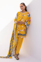 Unstitched Lawn 3 Piece Suit