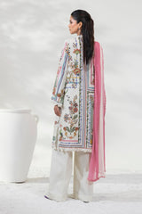 Unstitched Lawn 3 Piece Suit