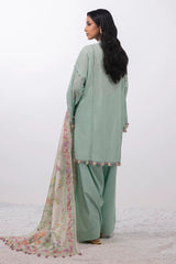 Unstitched Lawn 3 Piece Suit
