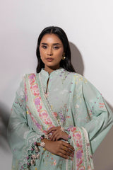 Unstitched Lawn 3 Piece Suit