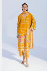 Unstitched Lawn 3 Piece Suit