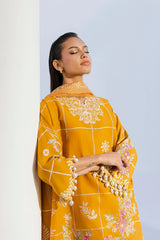 Unstitched Lawn 3 Piece Suit