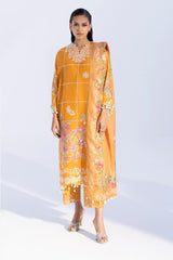 Unstitched Lawn 3 Piece Suit
