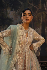 Unstitched Organza 3 Piece Suit