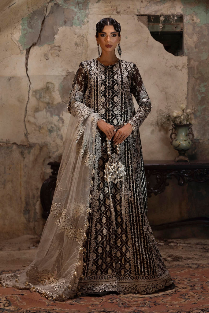 Stitched Festive Embroidered Woven Net Suit