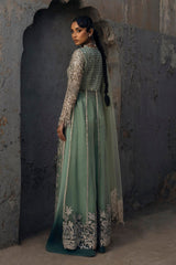 Stitched Organza Pishwas, Gharara & Dupatta