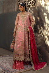 Unstitched Raw Silk 3 Piece Suit