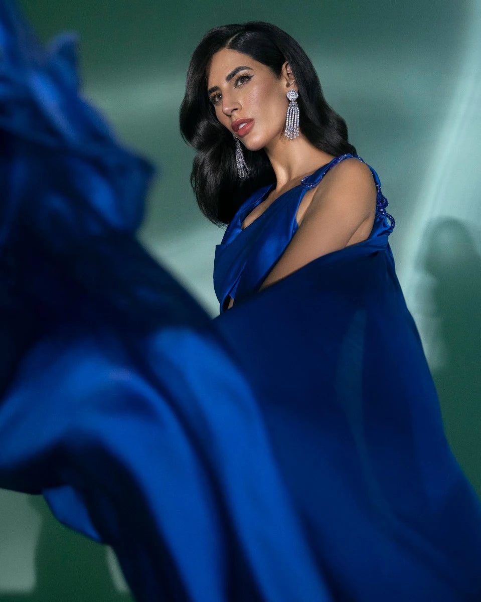 Ocean Blue Saree (P-274)