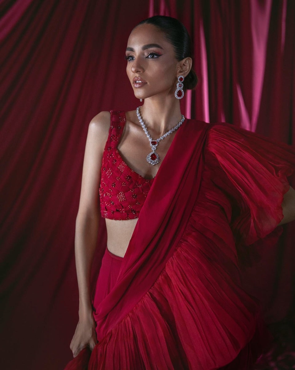 Scarlet Ruffles (P-284)