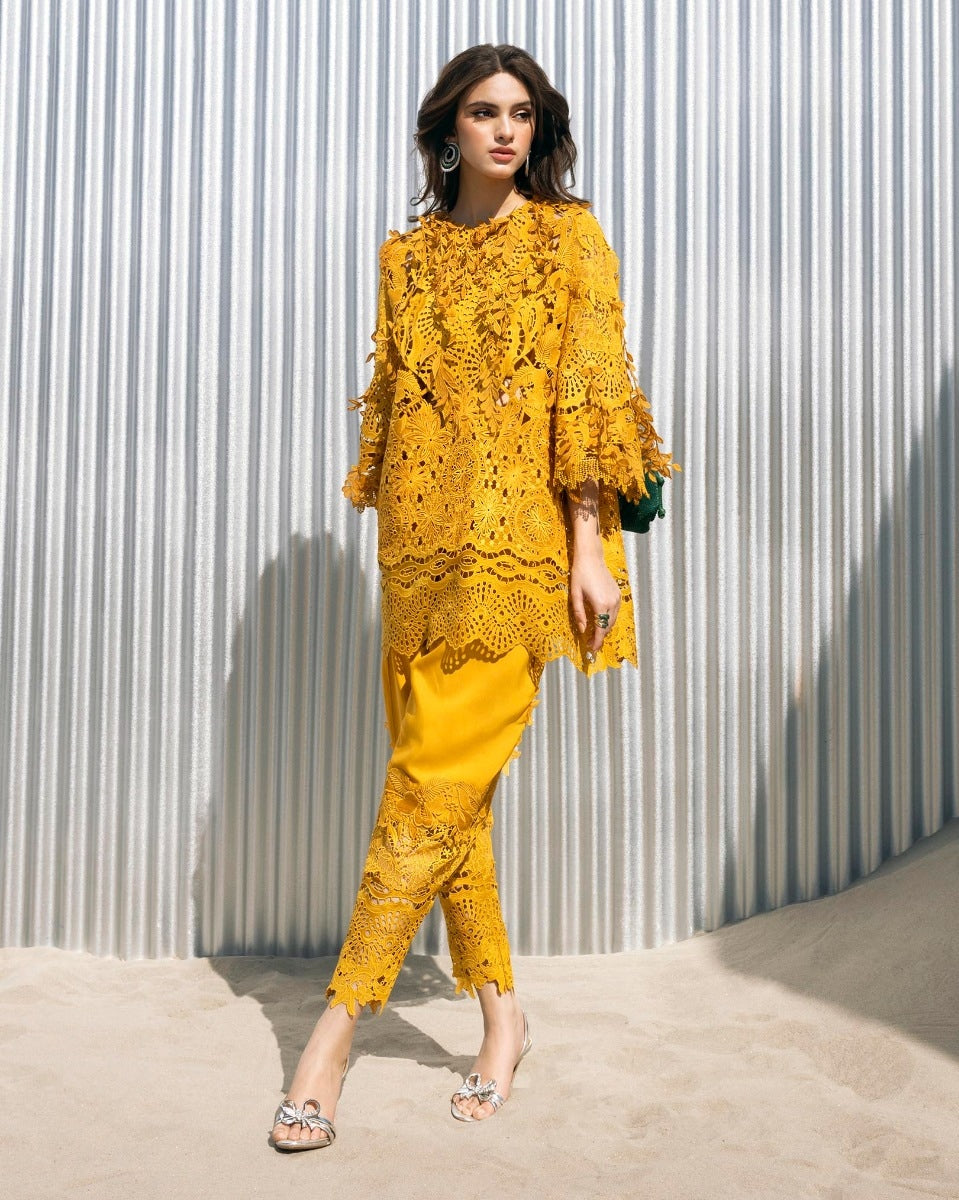 Yellow Cut Work (P-294)