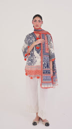 Unstitched Printed 2 Piece Lawn Suit