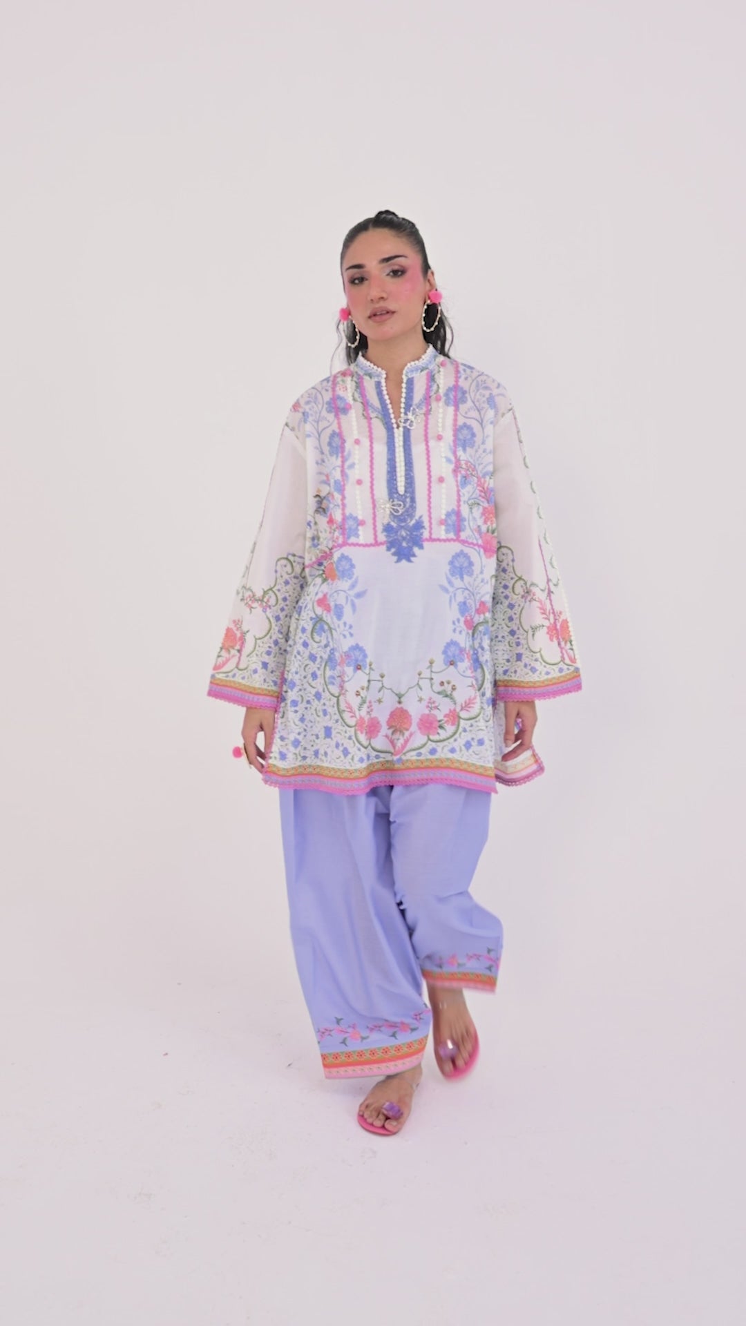 Unstitched Printed 2 Piece Lawn Suit