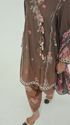 Unstitched Printed 3 Piece Lawn Suit
