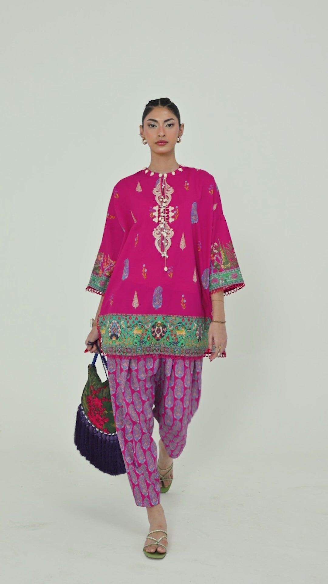 Unstitched Printed 2 Piece Lawn Suit
